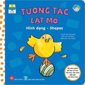Sách Tương Tác Lật Mở Số Đếm Hình Dạng Màu Sắc Từ Trái Nghĩa Cho Trẻ 0-6 Tuổi - Đinh Tị