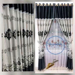 Gorden Poni Tempel Hordeng Blackout Import Pintu Dan Jendela Minimaliss