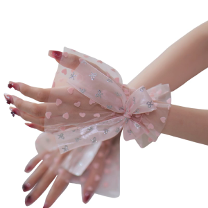 Sheer in hình trái tim Bowknot cổ tay còng phụ kiện chụp ảnh Trọng lượng nhẹ Sheer còng cho studio ngoài trời