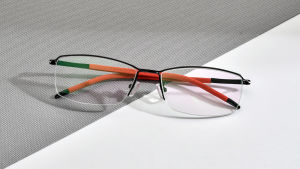 FONEX Pure Titanium Glasses Frame Men Brand Design Semi-Rimless Square Eyeglasses Business Half-Rim Japanese High-Quality Ultralight Custom Optical Eyewear 1015