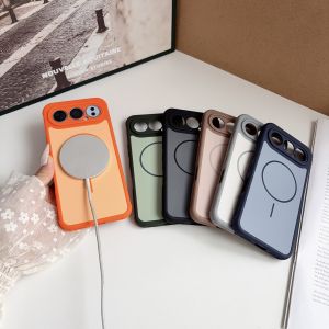 Shockproof Matte Wireless Charging Magnetic Case for Honor 500 Pro Anti-scratch Slim Fleece Camera Protection Phone Cover Funda