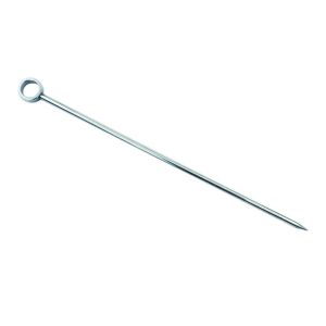 COUPLECOL 20Pcs Thép không gỉ Lựa chọn đồ uống Màu bạc Tay cầm dài Que trái cây Ứng dụng rộng rãi Có thể tái sử dụng Que khuấy đồ uống Bữa tiệc