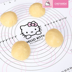 CHEFMADE Hello Kitty Baking Silicone Mat High Temperature Resistant Non-slip Silicone Pastry Boards Biscuit Moon Cake Kneading Dough Pad Board Baking Tools DIY Utensils KT7002