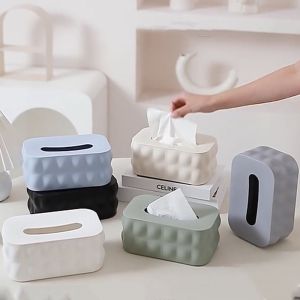 BEBA with Cover Toilet Tissue Box Simplicity Multi-purpose Napkin Box Miscellaneous Organizer Decorative Paper Storage Holder Home Use