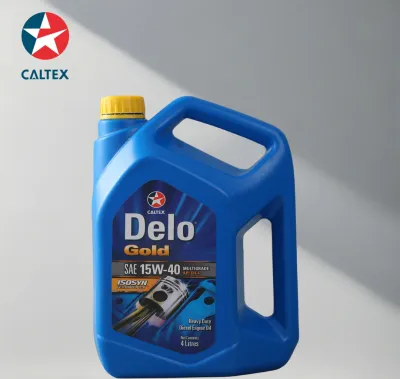 Caltex Delo Gold Oil SAE 15w40 API CH-4 18Litres Fully Synthetic Multi Grade Engine Oil Diesel