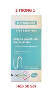 Chỉ Nha Khoa Chuyên Dụng Cho Implant Răng Sứ Chỉnh Nha - Chỉ 3 Trong 1 Chỉ 2 Trong 1 - Chỉ Đa Năng Chỉ Nha Khoa