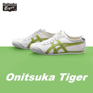 Original Tiger Shoes Classic Beige/plant Green Mens and Womens Canvas Non-slip Lazy Shoes Comfortable Breathable Casual Sports Shoes 1183A360-207