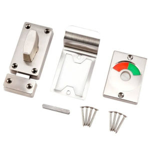 Privacy Deadbolt LatchLatch Indicating Lock Privacy Indicator Lock for WC Public Restroom Toilet