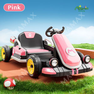 🎉NEW🎉【SG Ready Stock】24V Kids Electric Mario Drfiting Retractable-Length Go-Kart With Remote Control➕Music➕LED Lighting★Children Electric Rideon Toy Car✅1-7 Years Old✅Christmas/Birthday Gift/Presents✅