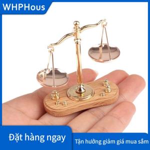 WHPHous Mini Cổ Điển Cân Cân Trang Trí Thu Nhỏ Phụ Kiện Cổ Công Lý Quy Mô Mô Hình Tinh Tế Trang Trí Nội Thất Trẻ Em Quà Tặng