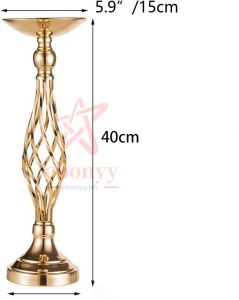 【COD】1 Pcs Candle Holders Candlestick For Wedding Flowers Vases