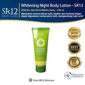 whitening night body lotion sr12 / body lotion sr12