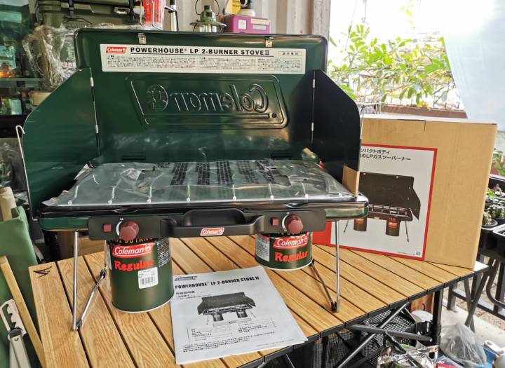 Coleman JP Powerhouse LP 2-Burner Stove เตาแก๊ส หัว เตาแก๊ส
