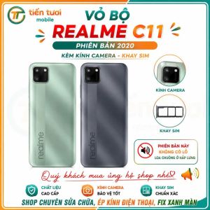Vỏ bộ Realme C11phiên bản c11 2020 không có lỗ loa trên lưng vỏ