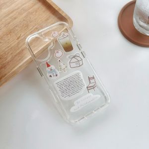 เคสใสอะคริลิค 16 Pro max เคสเเถมสติกเกอร์นูน DIY เคสสำหรับ iphone รุ่น11 7Plus XR 12 Pro Max Xs max 13 13promax 14 Pro max 16 Pro max