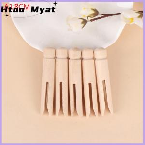 tantuoye 5 cái chốt gác bằng gỗ chốt kẹp quần áo bằng gỗ kiểu Dolly truyền thống