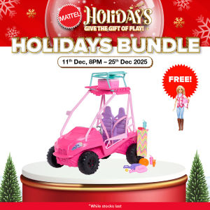 [HOLIDAYS BUNDLE] Barbie Detectives Ultimate Beach Buggy Vehicle (Free Barbie Great Horse Chase)