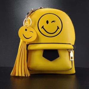 Tas Ransel Mini Wanita Model Korea Terbaru 2025 Import Batam (Bisa COD) - TP17632 Glow Yellow (Wink)
