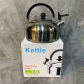 Teko Siul Stainless Steel Kettle Ceret Air Teko Air Panas Stainless 3 Liter - 3 Liter, Silver. 