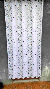 Gorden Plisket Satin Bridal Motip Hewan Dan Pohon Model Kawat S