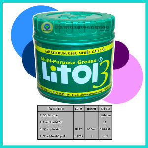 Hộp 400g Mỡ Bò Chịu Nhiệt Cao Cấp Lithium LiTOL3 Nguyên Liệu Ngoại Made in Vietnamese [ Bạc Đạn Vòng Bi Khớp Nối ]