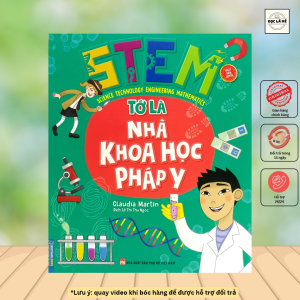 sách - STEM - Tớ là nhà khoa học pháp y (sách bản quyền)