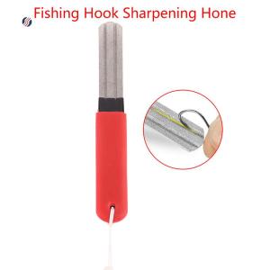 💝💟【Special price】Be Cools ตะขอตกปลาแบบร่องคู่กลางแจ้งแบบพกพาที่ลับคมอุปกรณ์ลับเบ็ดตกปลาอุปกรณ์ลับมีด