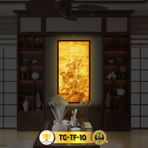 Đèn Thờ Tranh Trúc Chỉ Dọc CHÂN THIỆN MỸ Đèn Trang Trí Bàn Thờ Tranh Thờ Trúc Chỉ Nhiều Mẫu CTC-TF-01