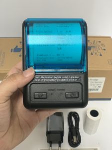 Máy In Nhiệt Mini Cầm Tay K58 – Kết Nối Bluetooth & USB – In Bill 58mm – New 100% Fullbox – Có Hướng Dẫn Sử Dụng