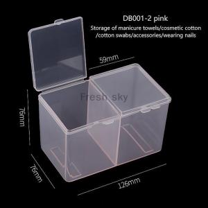 [COD] Fresh sky Transparent Plastic Cotton Swab Storage Box Desktop Dust-Proof Makeup Removal Cotton Lipstick Cosmetics Storage Organization