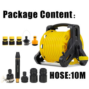 Hose holder set High-pressure Water Nozzle Garden Hose 10M/15M/20M/25M/30M/35M Car wash Home Wash