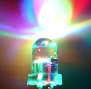 100 PCS LED 5mm KERLAP KERLIP WARNA WARNI RAINBOW PELANGI FAST Bening F5 LED Dioda KUALITAS BAGUS