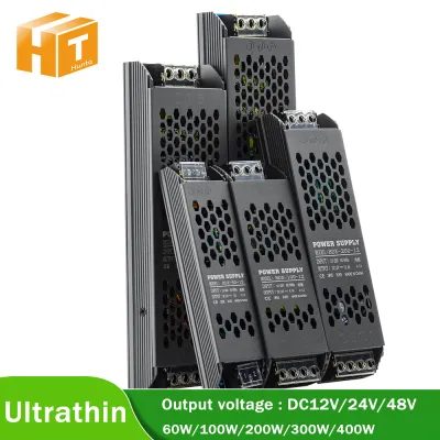 Adapter Power Supply Lampu Strip LED DC 12V 24V 48V 60W 100W 150W 200W 300W 400W