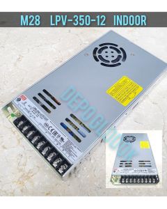 POWER SUPPLY MEAN WELL LRS-350-12 - MEANWELL 350W DC 12V GARANSI - M28