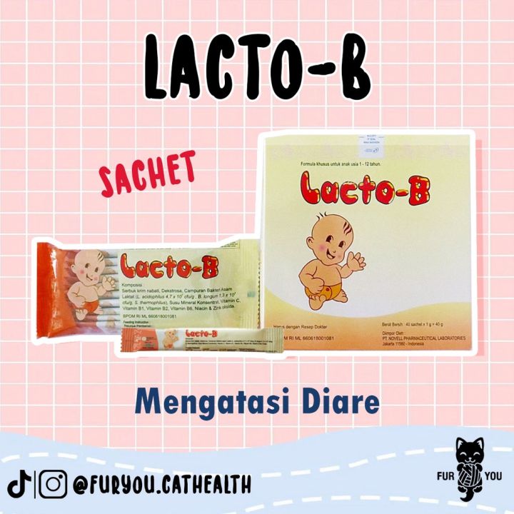 Lacto B Kucing Lacto B Obat Diare Kucing Kucing Diare | Lazada Indonesia