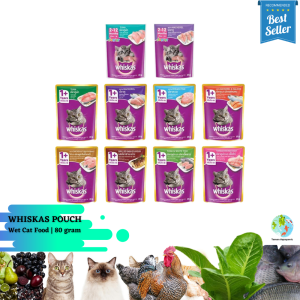 Makanan Kucing Basah Whiskas Pouch 80 Gram All Variant