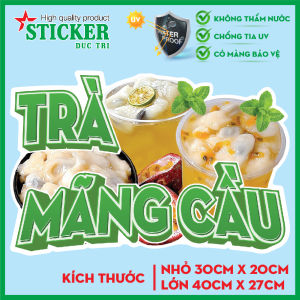 🔥 MIẾNG DÁN TRÀ MÃNG CẦU.. 🔥 DÁN TƯỜNG XE CỬA KÍNH... CHO QUÁN NƯỚC