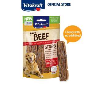 Vitakraft Pure Meat Strips 80g (Dog Treats Snacks) - Beef/ Beef Tripe/ Ham/ Lamb/ Duck/ Chicken Filets/ Chicken Coins/ Chicken With Cheese