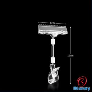 Blumey คลิปป้ายราคา คลิปโปร่งใส คลิปแสดงผล Price คลิปโฆษณา Price label clip มีสินค้าพร้อมส่ง