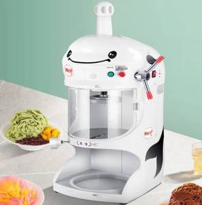 Electric Shaved ice icicle crusher snowflake crusher fancy Shaved ice 220v icebreaker commercial milk tea shop dessert
