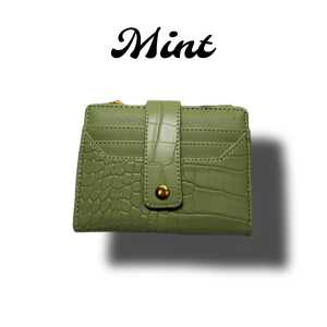 Dompet Lipat Mini Wanita Croco Kiyowo Dompet Koin Kekinian Gennie Wallet