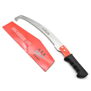 SP-GOOD เลื่อยโค้งตัดกิ่งไม้ เลื่อยตัดกิ่งไม้ต่อด้ามได้แบบหัวงอ ปลายโค้ง เลื่อยหัวงอ แข็งแรง ทน กระชับมือ ขนาด 14 นิ้ว ทนทานต่อการใช้ง