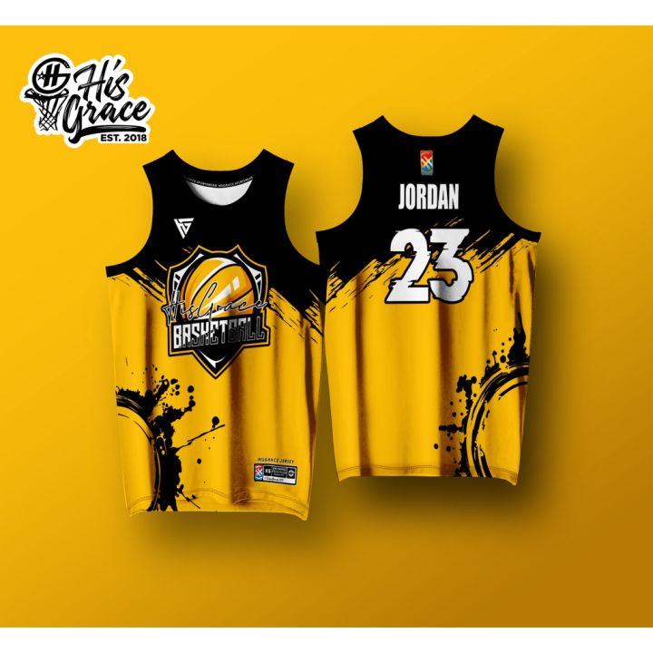 Basketball yellow clearance jersey