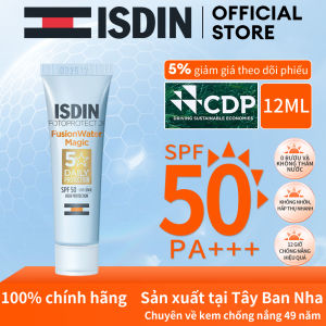 Kem chống nắng chống nước ISDIN SPF50+PA+++Moisturizing 0 Alcohol Sensitive Skin 12ML