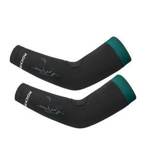 ROCKBROS Cycling Arm Sleeves Leg Sleeve Warm Windproof Fleece Knee Pads Leg Protection Sleeves Breathable Elastic Comfortable Cycling Arm Sleeves Men Women Winter Outdoor Sports Arm Sleeves Leg Cover Safety Equipment