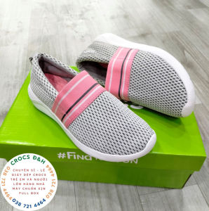Giày dép crocs - giày vải lưới crocs literide slip on cho nữ chống trơn trượt chống hôi chân hàng nhà máy xuất xịn đầy đủ hộp hoặc túi crocs