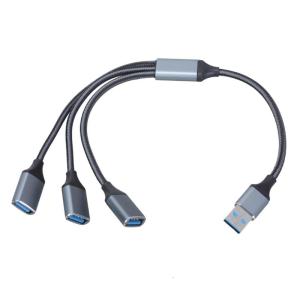 USB OTG Splitter Y Cáp USB Nam Để 3 nữ USB2.0 chuyển đổi nhiều USB cổng Expander Cáp Multiport chia Adapter