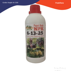 Pupuk NPK 6-13-25 500ml Pupuk Buah