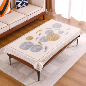 ผ้าคลุมโต๊ะกลางสไตล์ลักชัวรี กันน้ำ-คราบมัน ไม่ต้องซัก สี่เหลี่ยมผืนผ้า ยอดนิยม สำหรับใช้ในบ้าน แผ่นรองโต๊ะอาหารพรีเมียม