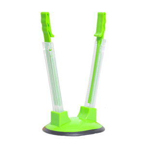 Freezer Bag Support Stand with Rubberized Base Adjustable Arm Baggy Rack Practical Preparation Organization Tool